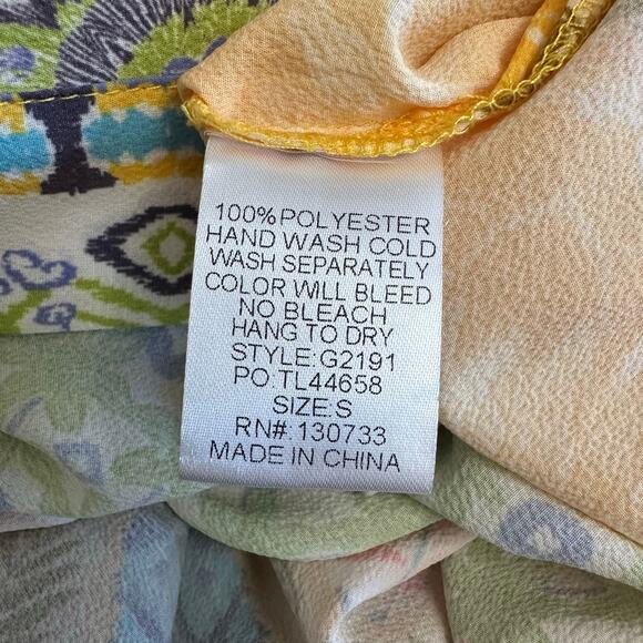 Umgee Kimono Cardigan Women’s Small Multicolor Boho Festival Beach Cover Up - Picture 6 of 7